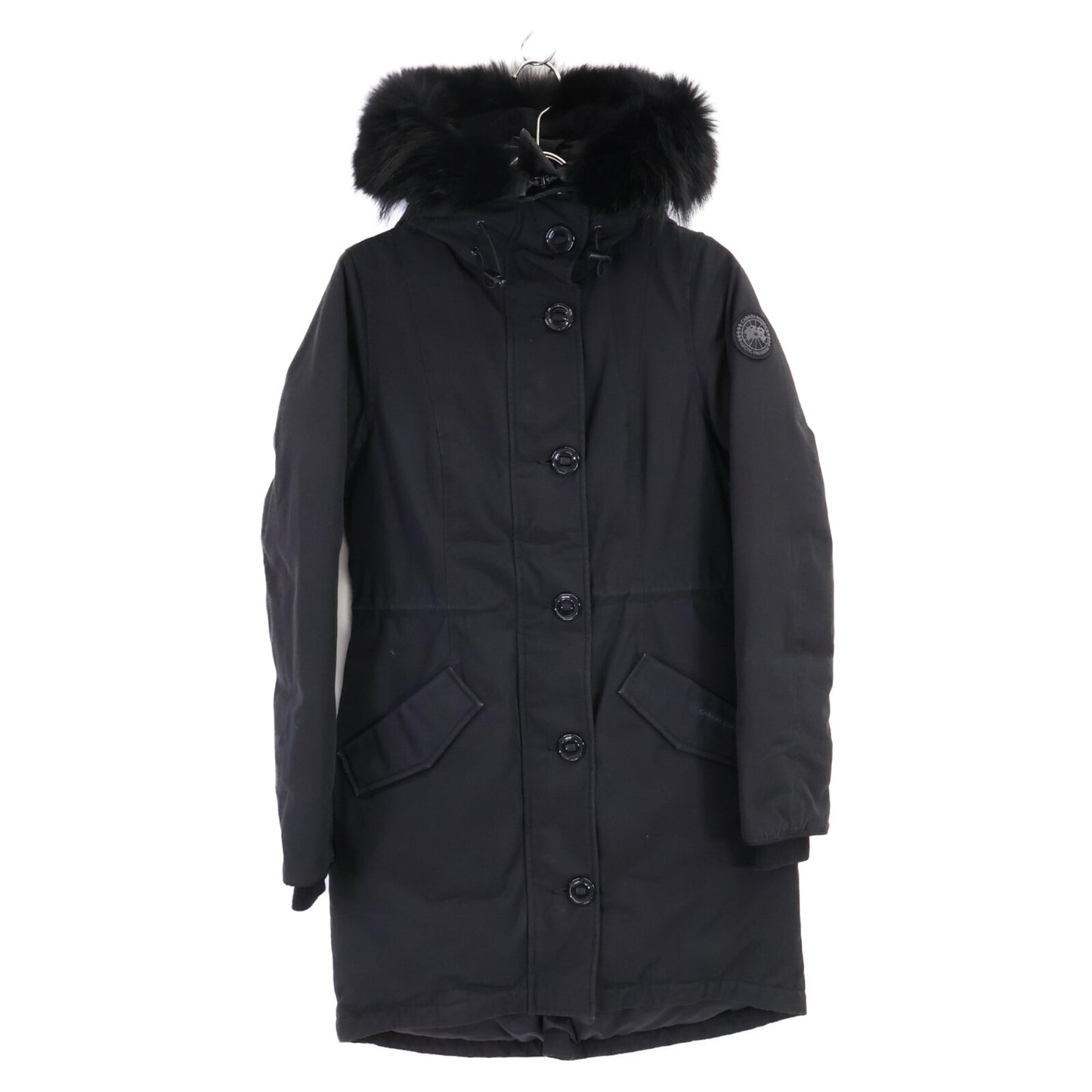CANADA GOOSE カナダグース 2580LB ROSSCLAIR PARKA BLACK LABEL ロスクレアパーカー ブラックラベル ダウン コート XS