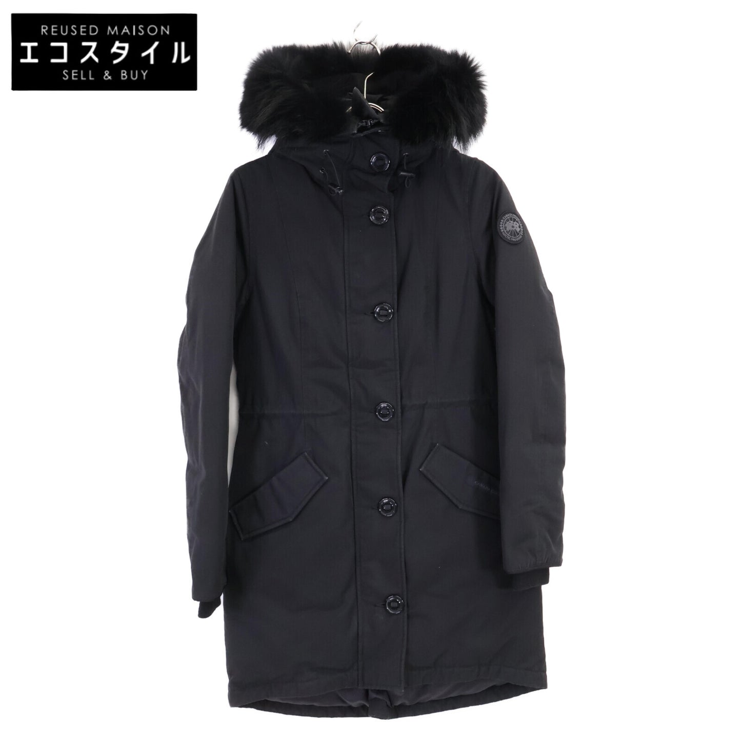 CANADA GOOSE カナダグース 2580LB ROSSCLAIR PARKA BLACK LABEL ロスクレアパーカー ブラックラベル ダウン コート XS