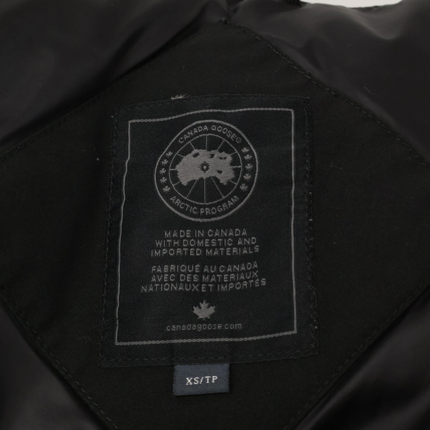 CANADA GOOSE カナダグース 2580LB ROSSCLAIR PARKA BLACK LABEL ロスクレアパーカー ブラックラベル ダウン コート XS