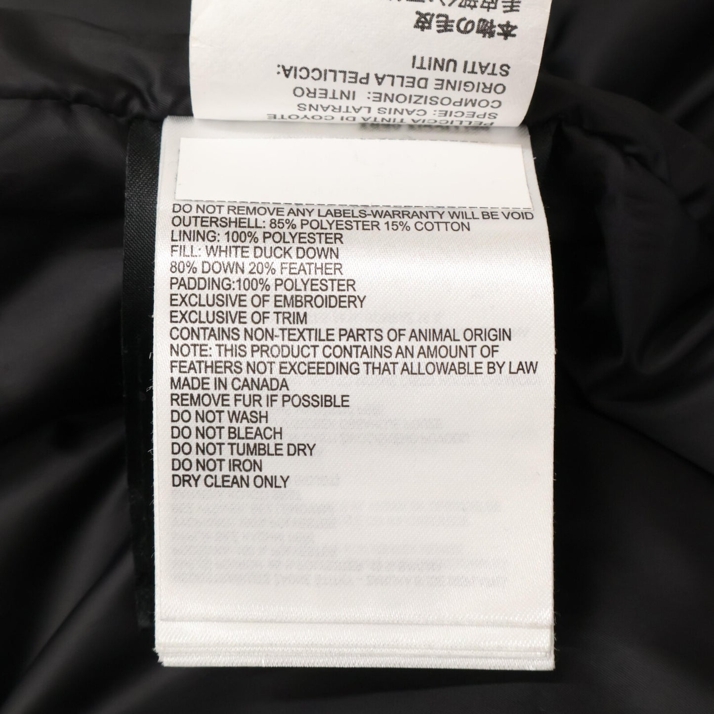 CANADA GOOSE カナダグース 2580LB ROSSCLAIR PARKA BLACK LABEL ロスクレアパーカー ブラックラベル ダウン コート XS