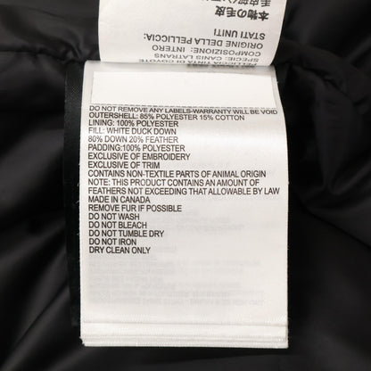 CANADA GOOSE カナダグース 2580LB ROSSCLAIR PARKA BLACK LABEL ロスクレアパーカー ブラックラベル ダウン コート XS