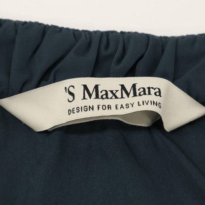 S MaxMara エスマックスマーラ 【Timeless】ナイロン ビジュボウタイブルゾン ジャケット 40