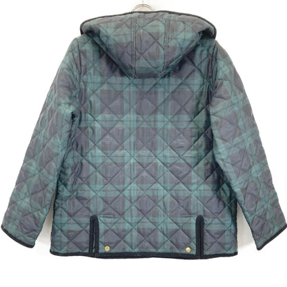 TRADITIONAL WEATHERWEAR トラディショナルウェザーウェア 【SLOBE IENA別注】ﾌﾞﾗｯｸ×ｸﾞﾘｰﾝ ARKLEY W/HOOD ｺｰﾄ ジャケット 38