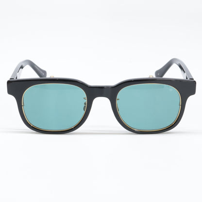 ayame アヤメ 【美品】TANK PRO BK タンクプロ 跳ね上げ式 ウェリントンシェイプ サングラス 50□22