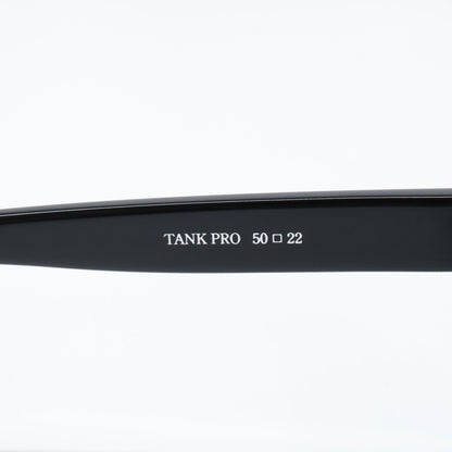 ayame アヤメ 【美品】TANK PRO BK タンクプロ 跳ね上げ式 ウェリントンシェイプ サングラス 50□22
