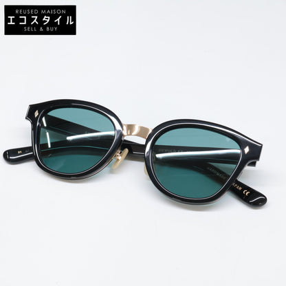 ayame アヤメ 【美品】NEWOLD EX BK ニューオールドイーエックス コンビ ボスリントンシェイプ サングラス 49□21