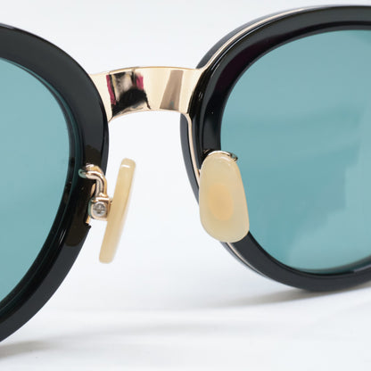 ayame アヤメ 【美品】NEWOLD EX BK ニューオールドイーエックス コンビ ボスリントンシェイプ サングラス 49□21