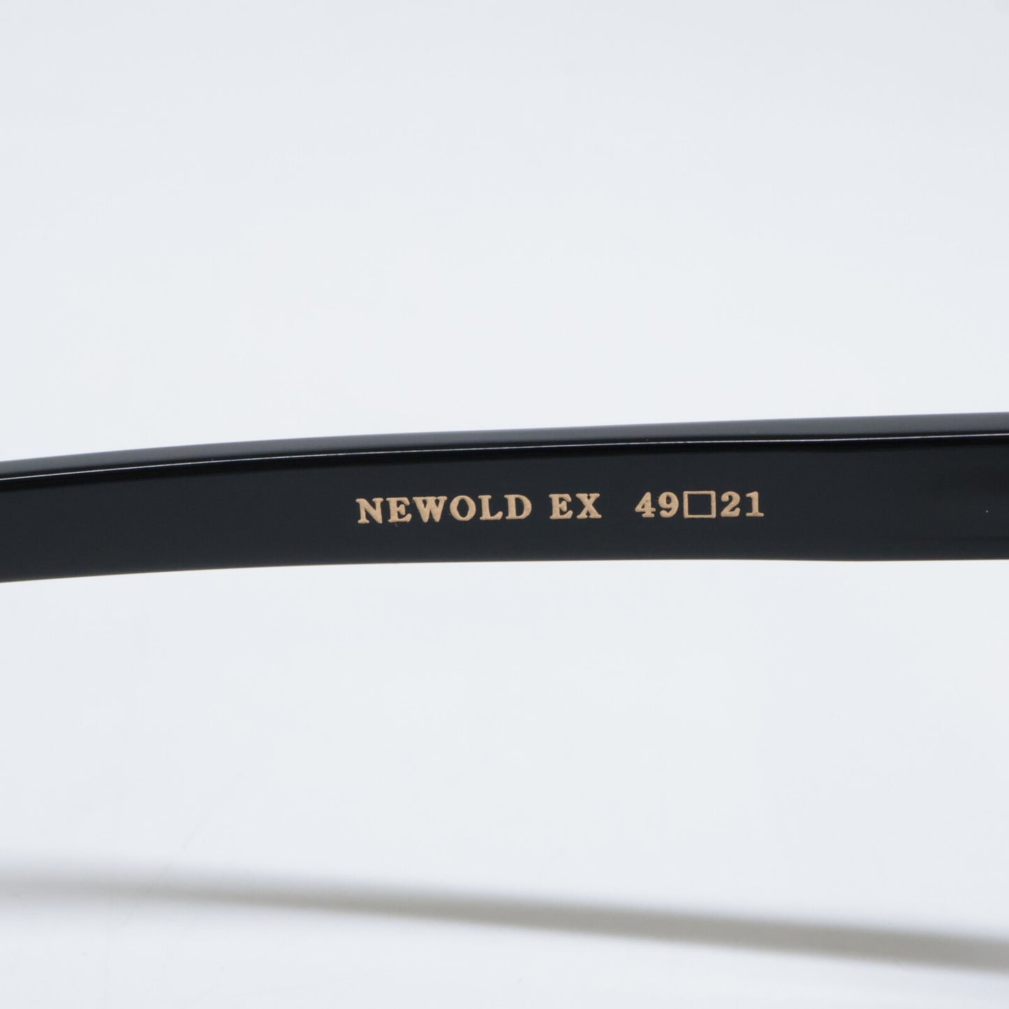 ayame アヤメ 【美品】NEWOLD EX BK ニューオールドイーエックス コンビ ボスリントンシェイプ サングラス 49□21