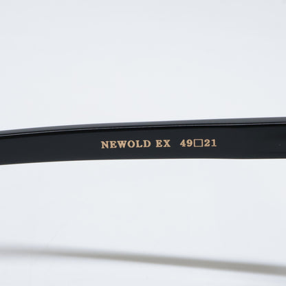 ayame アヤメ 【美品】NEWOLD EX BK ニューオールドイーエックス コンビ ボスリントンシェイプ サングラス 49□21