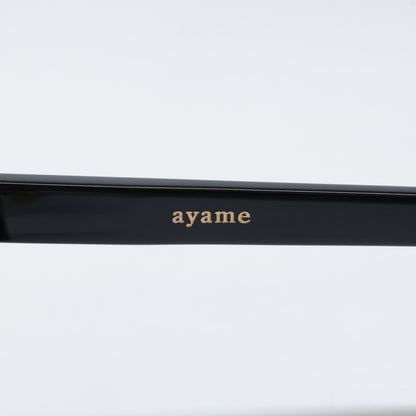 ayame アヤメ 【美品】NEWOLD EX BK ニューオールドイーエックス コンビ ボスリントンシェイプ サングラス 49□21