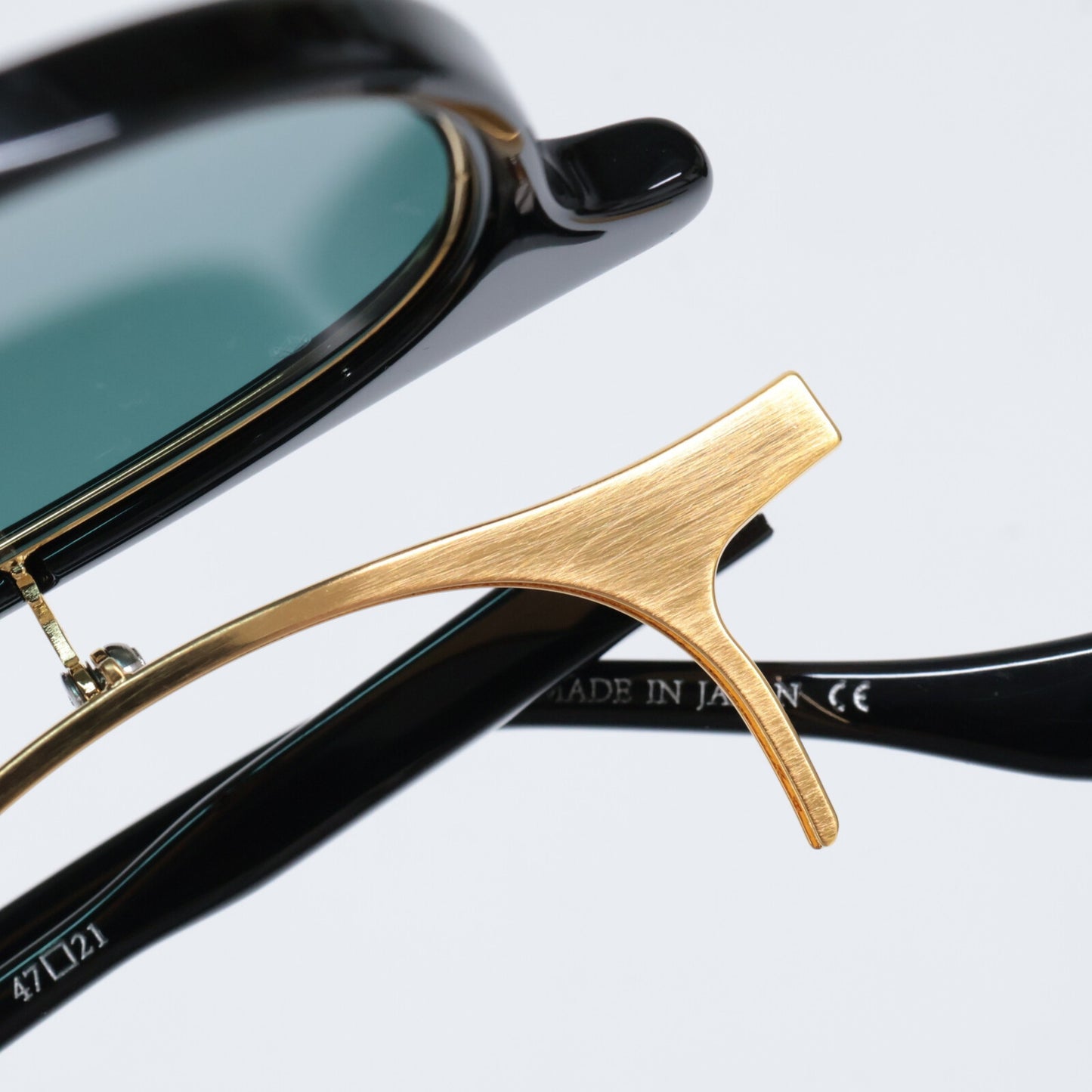 ayame アヤメ 【美品】BOSTON PRO BK ボストンプロ 跳ね上げ式 ボストンシェイプ サングラス 47□21