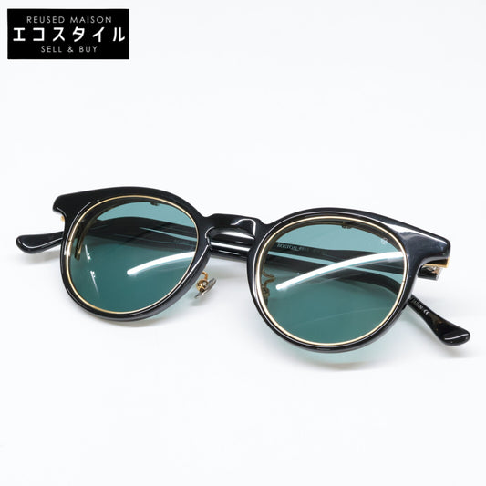 ayame アヤメ 【美品】BOSTON PRO BK ボストンプロ 跳ね上げ式 ボストンシェイプ サングラス 47□21