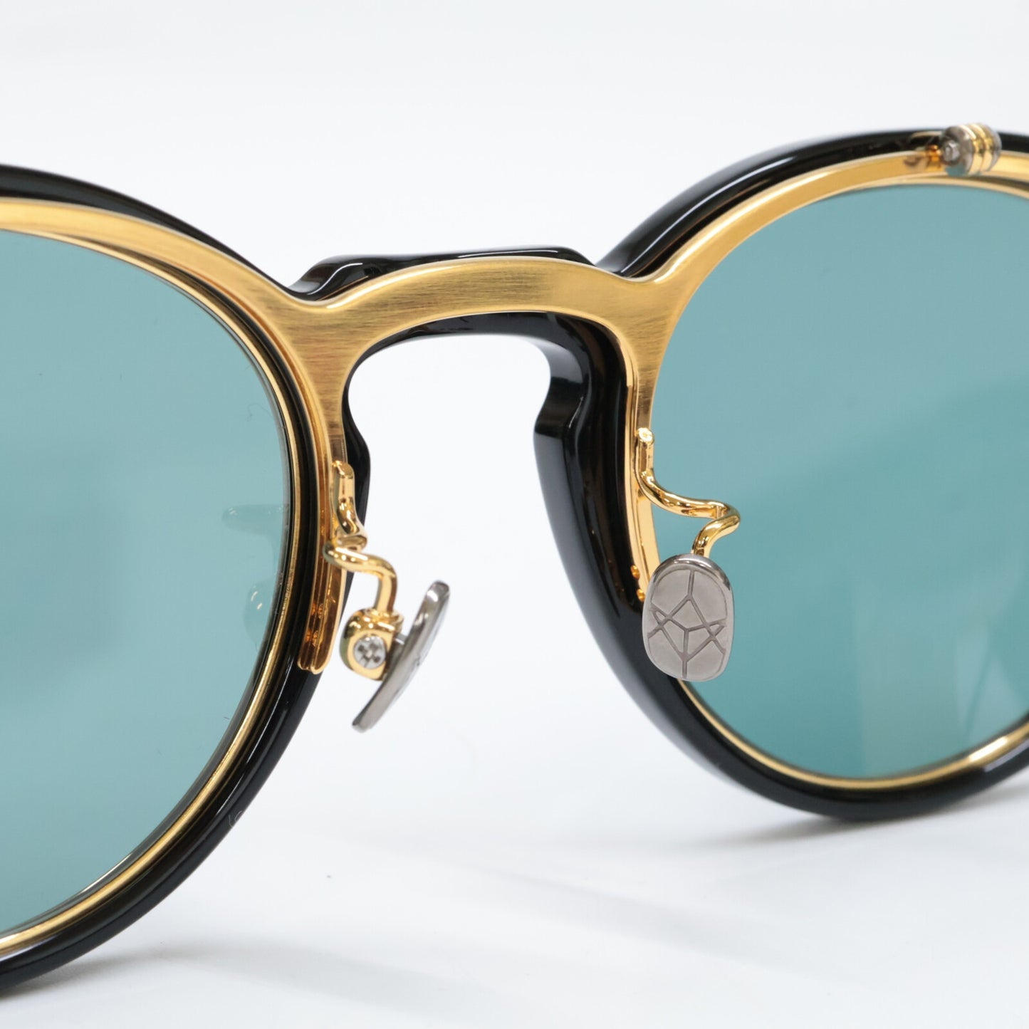 ayame アヤメ 【美品】BOSTON PRO BK ボストンプロ 跳ね上げ式 ボストンシェイプ サングラス 47□21