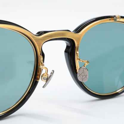 ayame アヤメ 【美品】BOSTON PRO BK ボストンプロ 跳ね上げ式 ボストンシェイプ サングラス 47□21