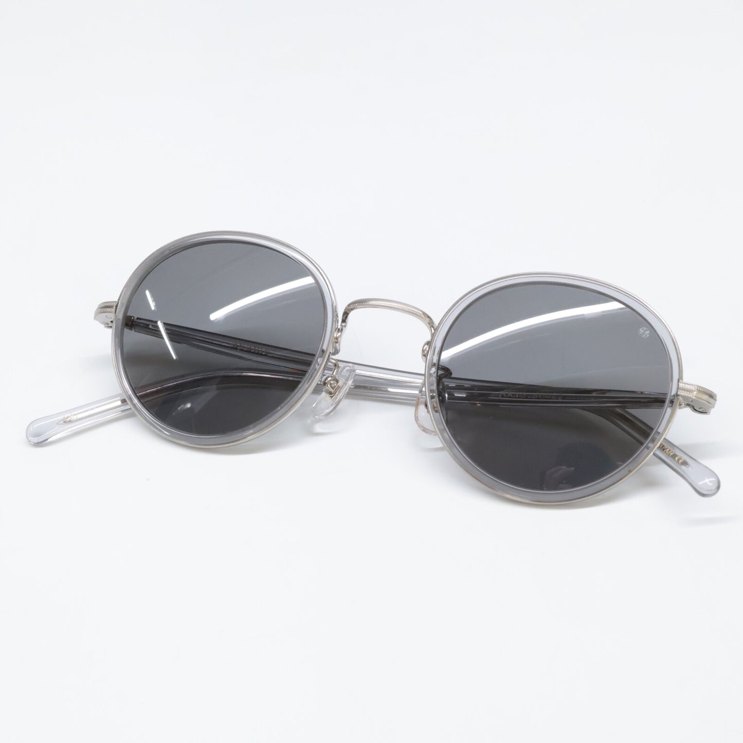 ayame アヤメ 【美品】FOCUS LGY フォーカス テクニカルボストン サングラス 46□23