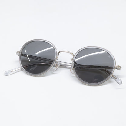 ayame アヤメ 【美品】FOCUS LGY フォーカス テクニカルボストン サングラス 46□23