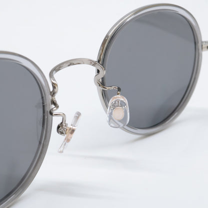 ayame アヤメ 【美品】FOCUS LGY フォーカス テクニカルボストン サングラス 46□23