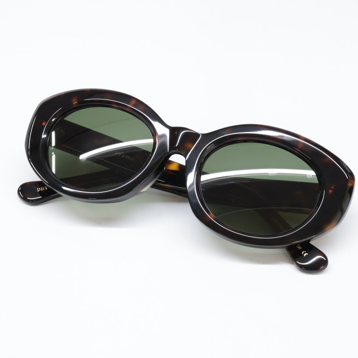 ayame アヤメ 【美品】LAYS DHV レイズ オーバルシェイプ テレビジョンカット サングラス 51□22