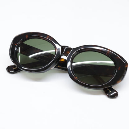 ayame アヤメ 【美品】LAYS DHV レイズ オーバルシェイプ テレビジョンカット サングラス 51□22