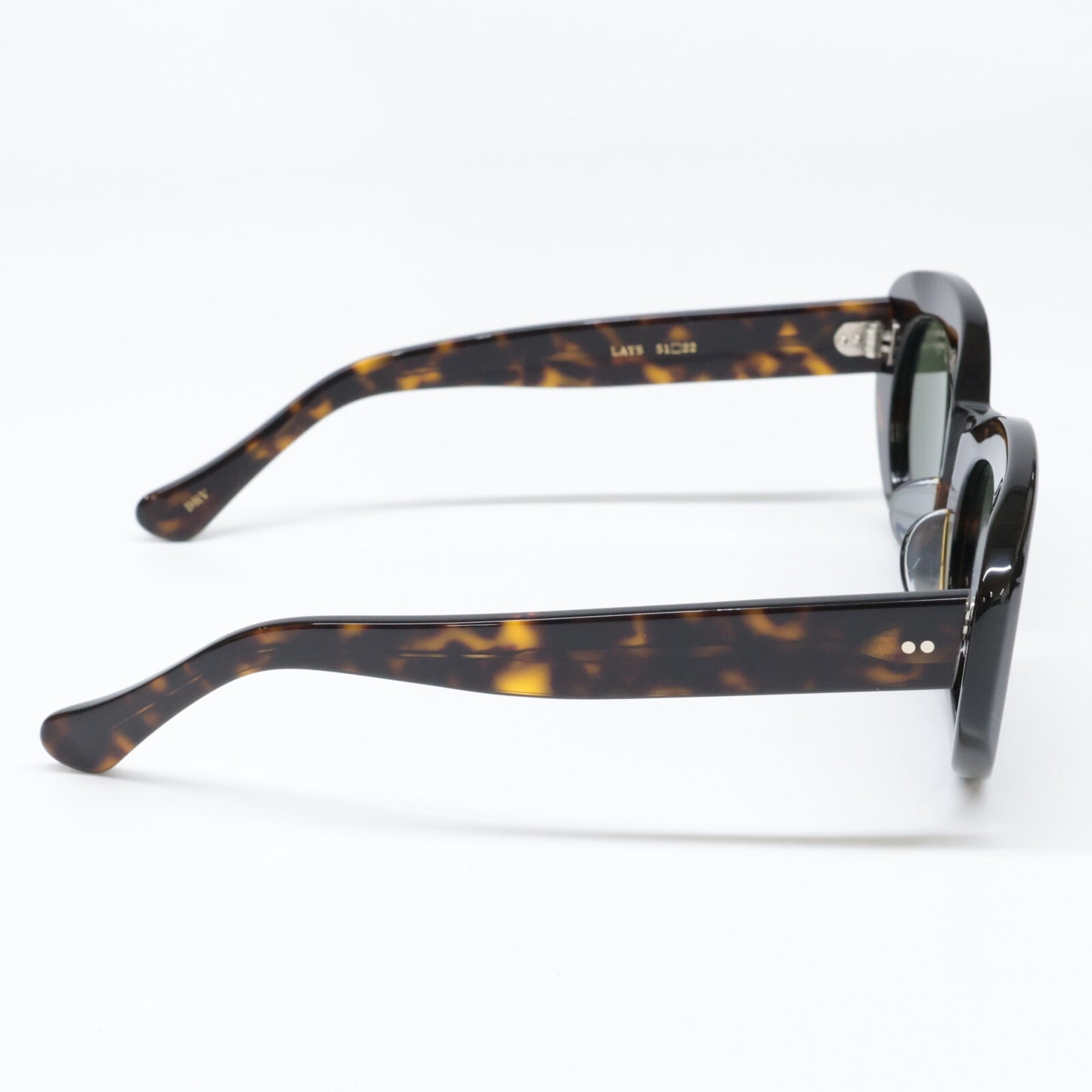 ayame アヤメ 【美品】LAYS DHV レイズ オーバルシェイプ テレビジョンカット サングラス 51□22