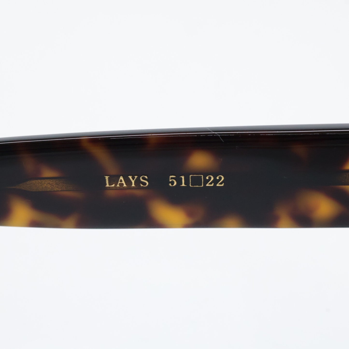 ayame アヤメ 【美品】LAYS DHV レイズ オーバルシェイプ テレビジョンカット サングラス 51□22