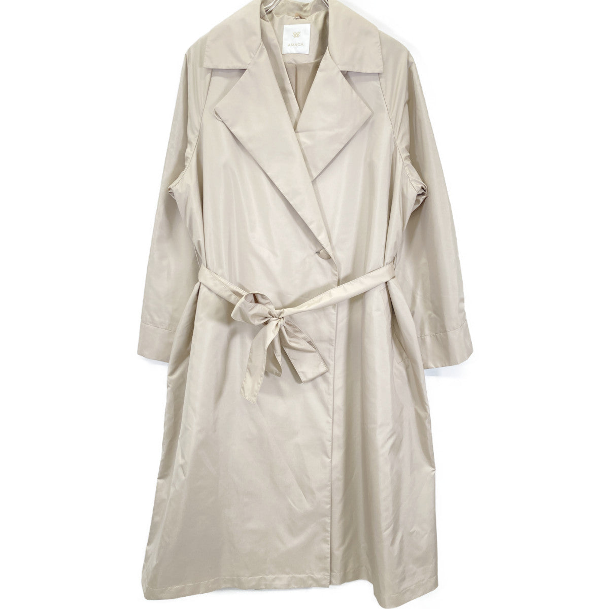 AMACA アマカ ﾍﾞｰｼﾞｭ ﾛﾝｸﾞｼﾞﾚｲﾝﾅｰ3WAYｺｰﾄ コート 40