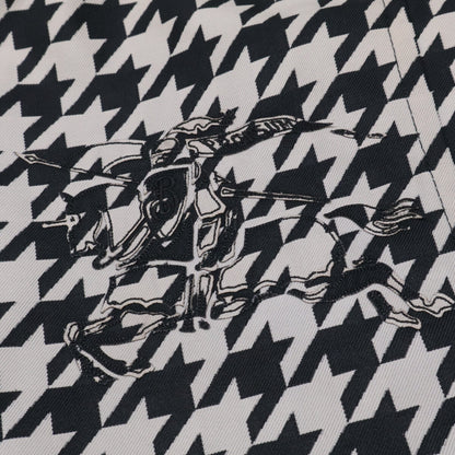 BURBERRY バーバリー 美品 8081894 ハウンドトゥース バックロゴ ナイロンジップフーディジャケット ジャケット M