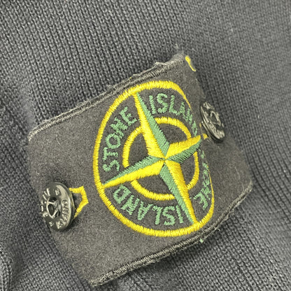 STONE ISLAND ストーンアイランド 6415562B2 ﾈｲﾋﾞｰ ｺｯﾄﾝ ｺﾝﾊﾟｽﾊﾟｯﾁ ｼﾞｯﾌﾟｱｯﾌﾟﾆｯﾄｶｰﾃﾞｨｶﾞﾝ ジャケット M