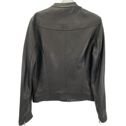 TAGLIATORE タリアトーレ DDI19-01 STONE ﾌﾞﾗｯｸ ﾗﾑﾚｻﾞｰ ｷﾙﾄﾗｲﾆﾝｸﾞ ｼﾝｸﾞﾙﾗｲﾀﾞｰｽｼﾞｬｹｯﾄ ジャケット 48