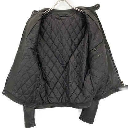 TAGLIATORE タリアトーレ DDI19-01 STONE ﾌﾞﾗｯｸ ﾗﾑﾚｻﾞｰ ｷﾙﾄﾗｲﾆﾝｸﾞ ｼﾝｸﾞﾙﾗｲﾀﾞｰｽｼﾞｬｹｯﾄ ジャケット 48