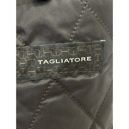 TAGLIATORE タリアトーレ DDI19-01 STONE ﾌﾞﾗｯｸ ﾗﾑﾚｻﾞｰ ｷﾙﾄﾗｲﾆﾝｸﾞ ｼﾝｸﾞﾙﾗｲﾀﾞｰｽｼﾞｬｹｯﾄ ジャケット 48