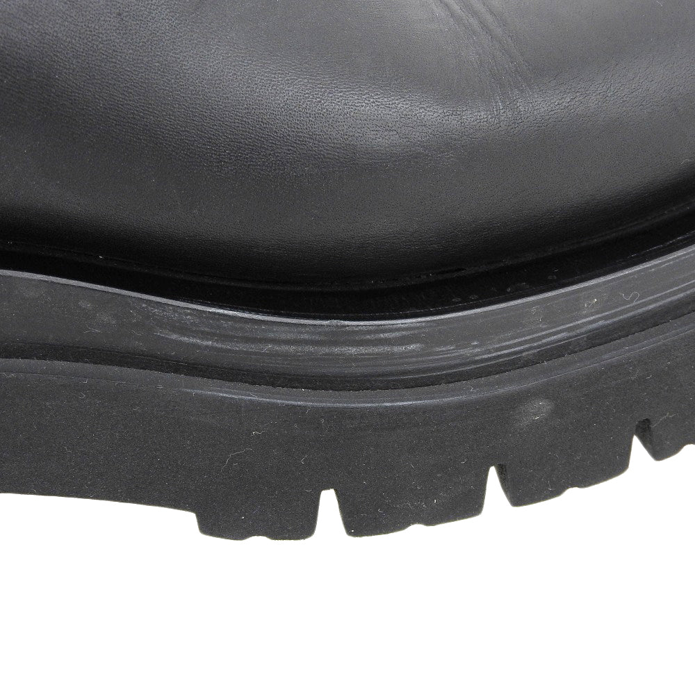 BOTTEGA VENETA ボッテガヴェネタ 美品 LUG ラグチェルシー サイドゴアブーツ レディース ブラック 38 シューズ 38