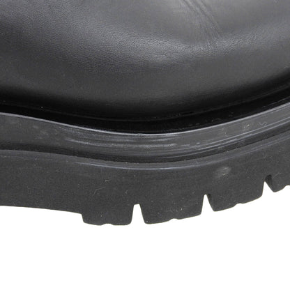 BOTTEGA VENETA ボッテガヴェネタ 美品 LUG ラグチェルシー サイドゴアブーツ レディース ブラック 38 シューズ 38