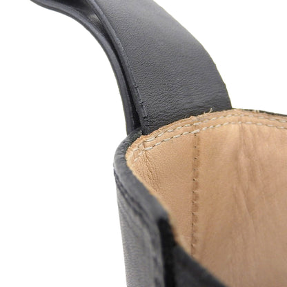 BOTTEGA VENETA ボッテガヴェネタ 美品 LUG ラグチェルシー サイドゴアブーツ レディース ブラック 38 シューズ 38