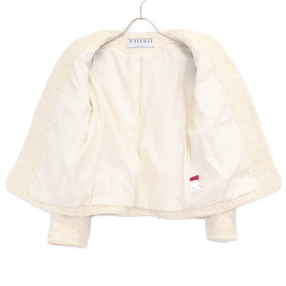 THIRD MAGAZINE サードマガジン 美品【mikomoriｺﾗﾎﾞ】A0823FJ ファンシーツイードジャケット ジャケット 9