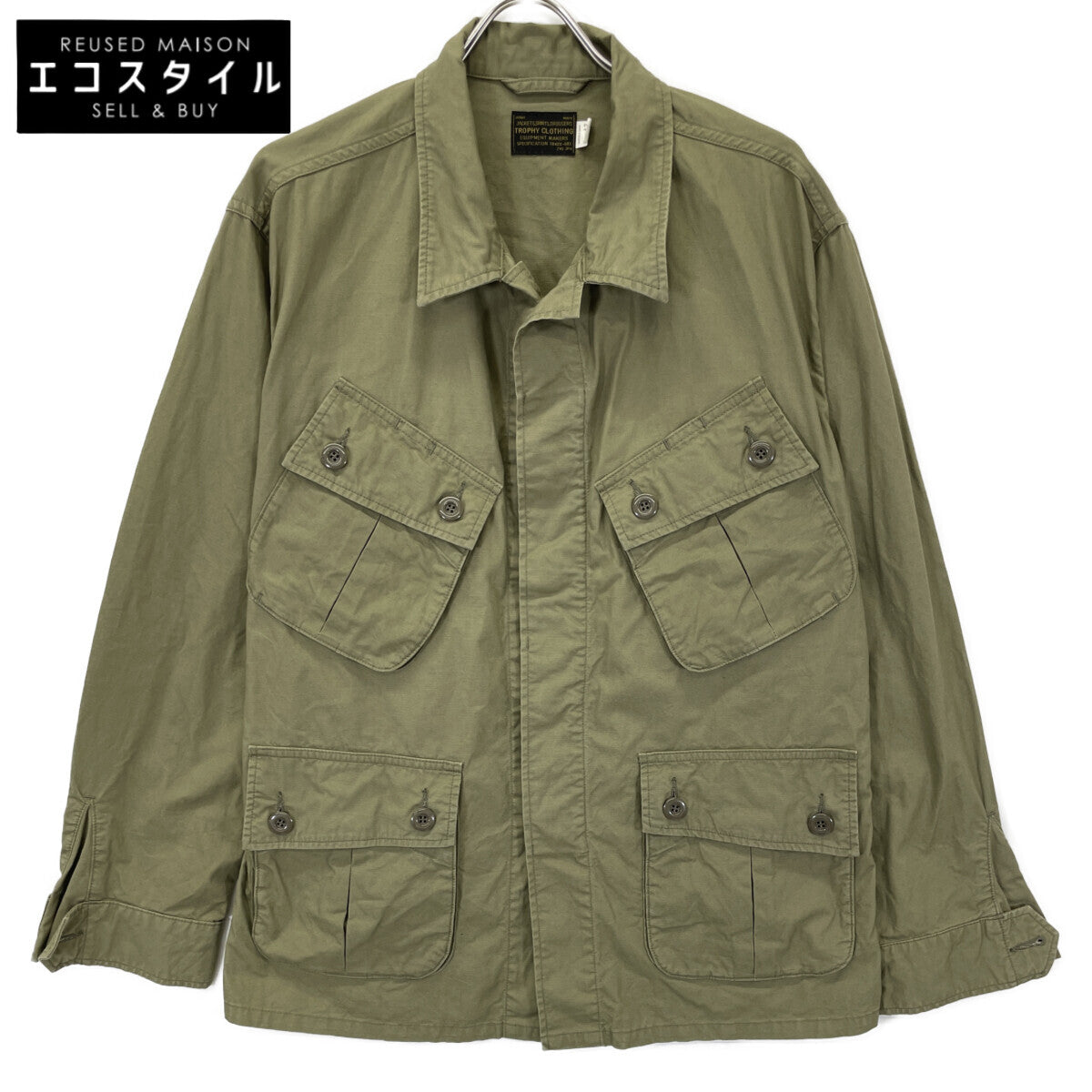 TROPHY CLOTHING トロフィークロージング 24SS ｶｰｷ ｼﾞｬﾝｸﾞﾙﾌｧﾃｨｰｸﾞｼﾞｬｹｯﾄ ジャケット 42