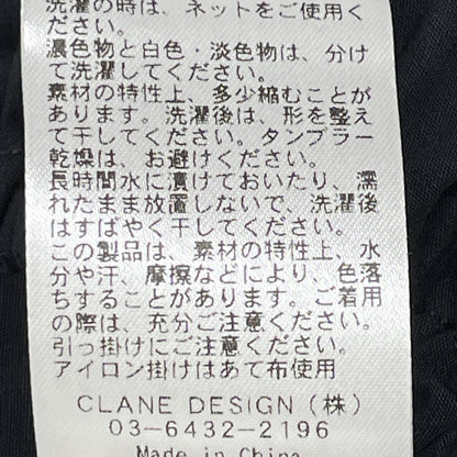 CLANE クラネ 17112-5292 24AW ﾌﾞﾗｯｸ OLUME PUFF SHOULDER ALL IN ONE ｵｰﾙｲﾝﾜﾝ オーバーオール オールインワン 1