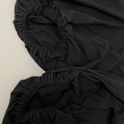 CLANE クラネ 17112-5292 24AW ﾌﾞﾗｯｸ OLUME PUFF SHOULDER ALL IN ONE ｵｰﾙｲﾝﾜﾝ オーバーオール オールインワン 1