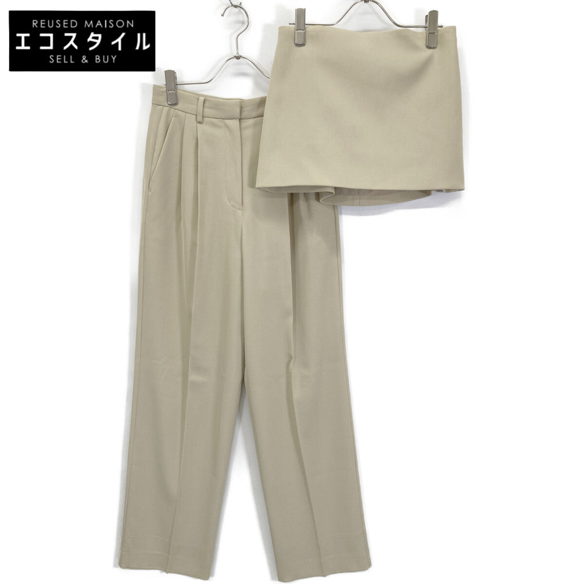 CLANE クラネ 16110-7192 24SS 2WAYビスチェ付きパンツ ボトムス 1