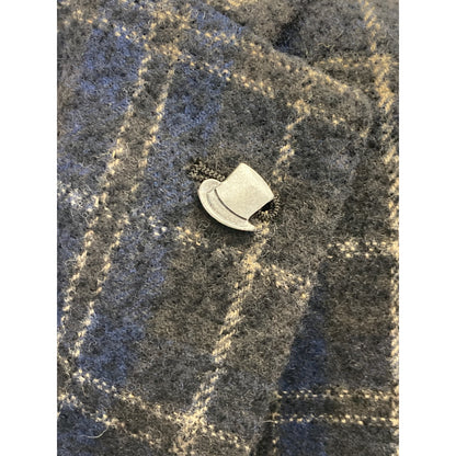 TAGLIATORE タリアトーレ ﾌﾞﾗｳﾝ×ﾈｲﾋﾞｰ ﾁｪｯｸ柄 ｳｰﾙ ﾑｼﾞｪｯﾛ 2Bｼﾞｬｹｯﾄ ジャケット 42