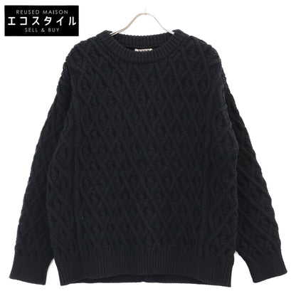 AURALEE オーラリー A9AP01FM HARD TWIST MERINO ARAN KNIT P/O ハードツイスト メリノ アラン ニットセーター/ トップス 4