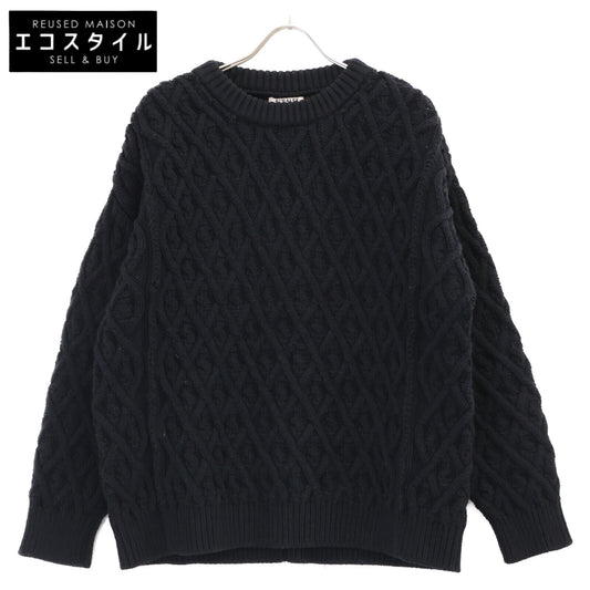 AURALEE オーラリー A9AP01FM HARD TWIST MERINO ARAN KNIT P/O ハードツイスト メリノ アラン ニットセーター/ トップス 4