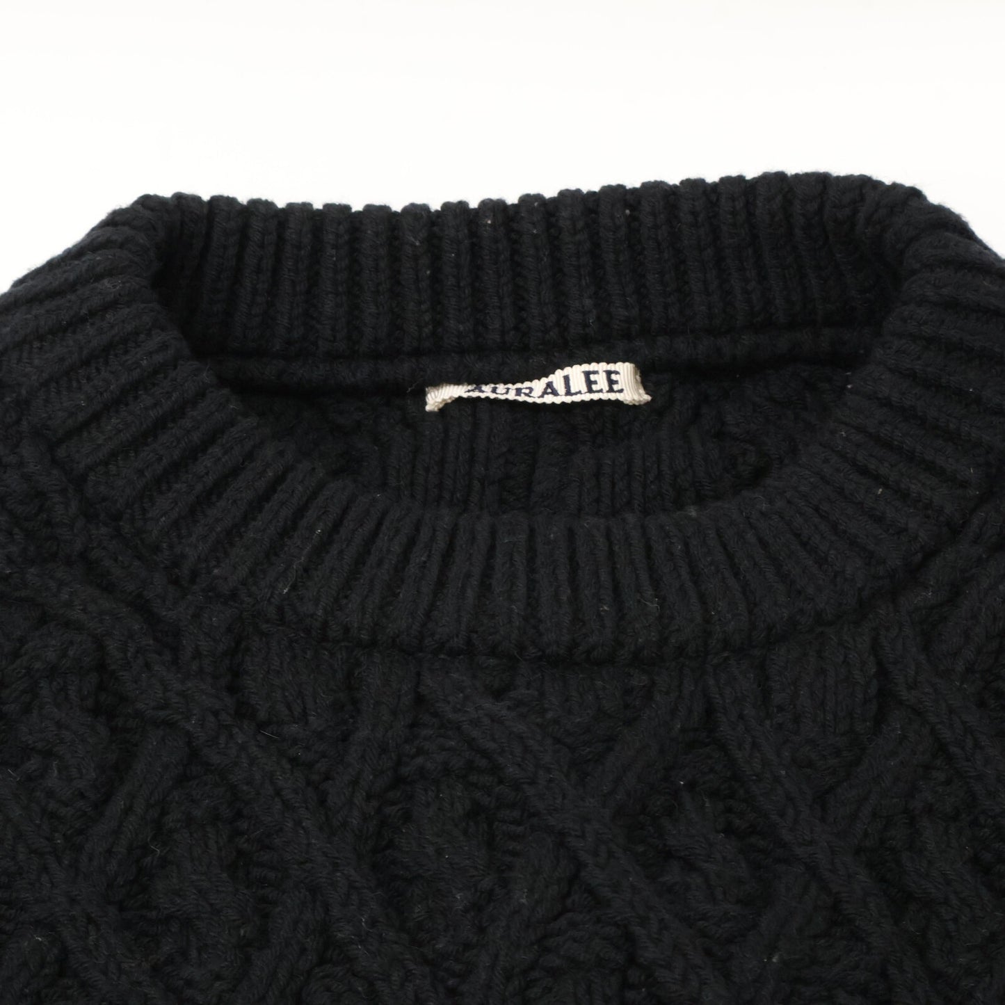 AURALEE オーラリー A9AP01FM HARD TWIST MERINO ARAN KNIT P/O ハードツイスト メリノ アラン ニットセーター/ トップス 4