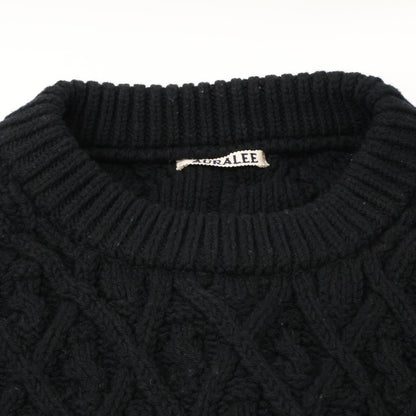 AURALEE オーラリー A9AP01FM HARD TWIST MERINO ARAN KNIT P/O ハードツイスト メリノ アラン ニットセーター/ トップス 4