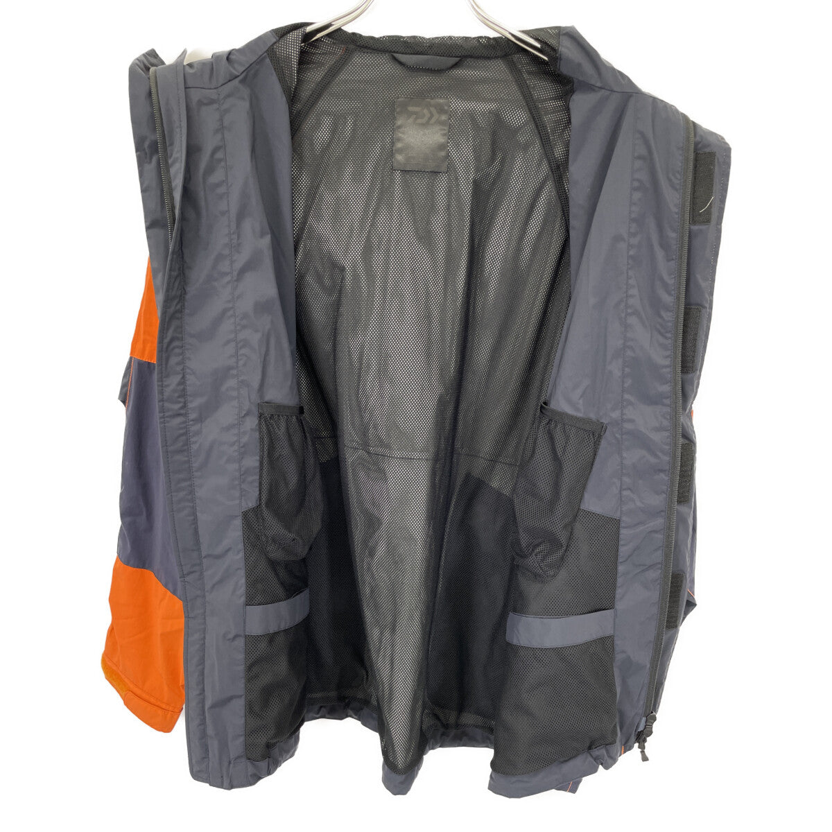 DAIWA PIER39 ダイワピア39 BJ-20024 ﾈｲﾋﾞｰ×ｵﾚﾝｼﾞ TECH STORM MOUNTAIN JACKET ﾅｲﾛﾝﾌｰﾃﾞｯﾄﾞｼﾞｬｹｯﾄ ジャケット S