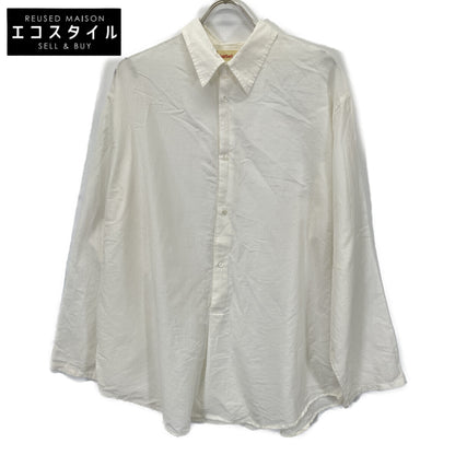 barbell object バーベルオブジェクト bo-24s-s01 24SS ﾎﾜｲﾄ ﾛｰﾝｼﾙｸﾌﾟﾙｵｰﾊﾞｰｼｬﾂ トップス 2