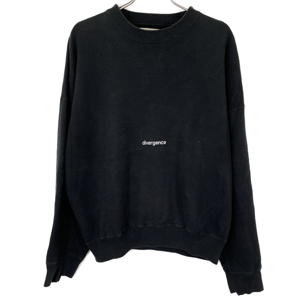 ssstein/stein シュタイン ST-040 ﾌﾞﾗｯｸ OVERSIZED SWEAT ﾌﾟﾙｵｰﾊﾞｰｽｳｪｯﾄ トップス S