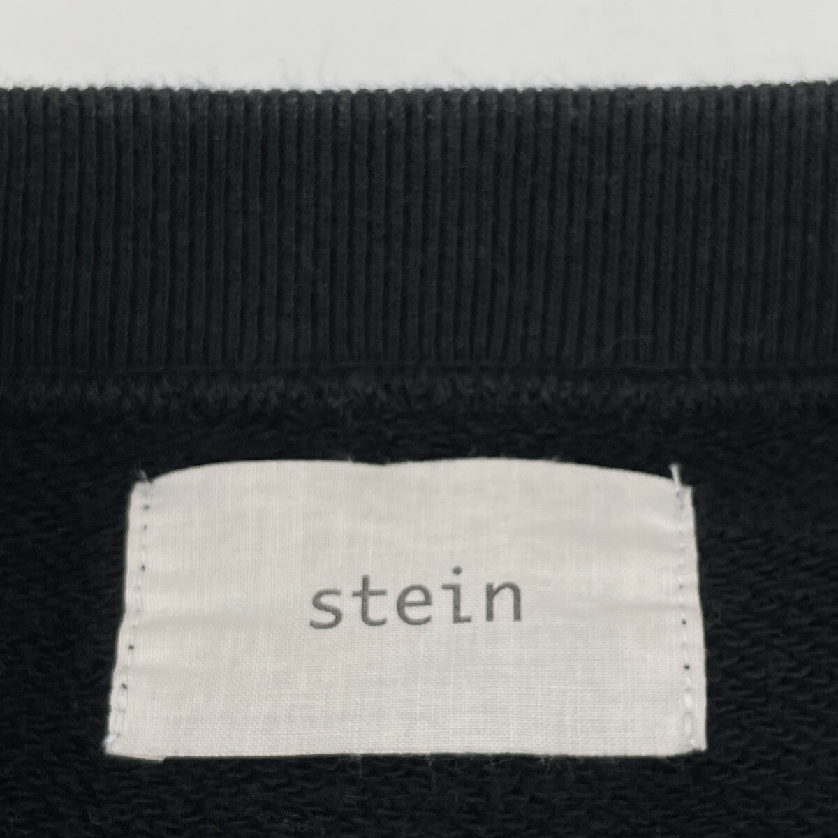 ssstein/stein シュタイン ST-040 ﾌﾞﾗｯｸ OVERSIZED SWEAT ﾌﾟﾙｵｰﾊﾞｰｽｳｪｯﾄ トップス S