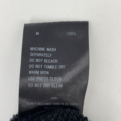 ssstein/stein シュタイン ST-040 ﾌﾞﾗｯｸ OVERSIZED SWEAT ﾌﾟﾙｵｰﾊﾞｰｽｳｪｯﾄ トップス S