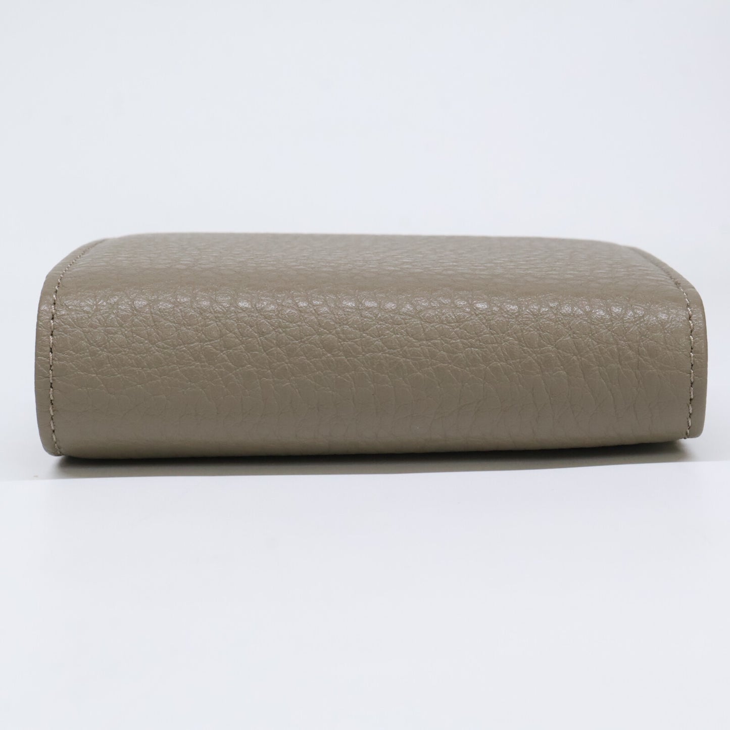 土屋鞄製作所 ツチヤカバン 【新品同様】CU2413GR クラルテ フリンジスモールウォレット 二つ折り財布（小銭入れあり）